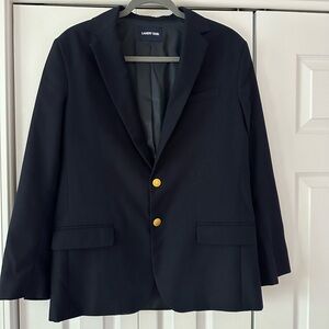 Lands' End Boy’s Black Blazer